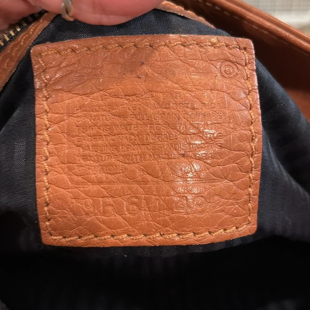 Coach vintage brown leather Crossbody bag